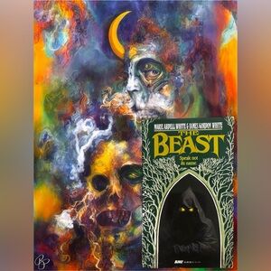 Vintage 94 Horror Paperback The Beast James Gordon White BMI Edition Novel